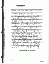 Hospital Admission Record of President Kennedy