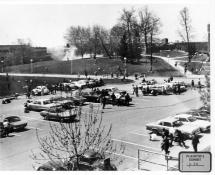 Kent State - Students Watching the Troops