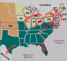 Free States - Map 