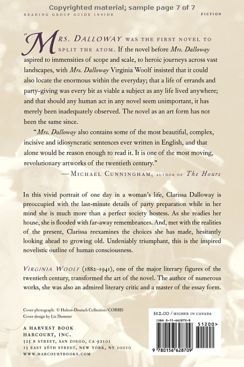 Mrs. Dalloway - Famous Novel