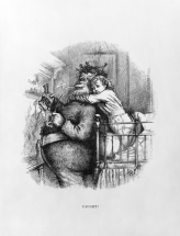 Santa Claus Tries to Please - by Harper's Weekly