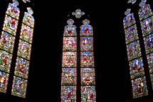 Bruges - Stained Glass at Our Lady