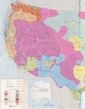 Map Depicting Native-American Lands in the U.S.