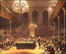 Inside the House of Commons at Westminster - 1808