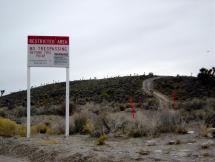 Nellis Air Force Base - Warning Sign