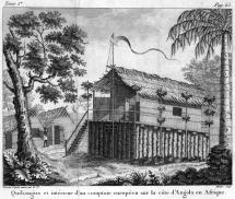 European Trading Post in Angola - Slave Trade