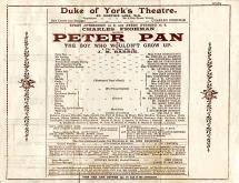 Play Bill: Peter Pan