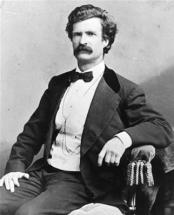 Portrait of Mark Twain