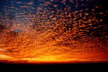 Impact of Clouds on a Sunset