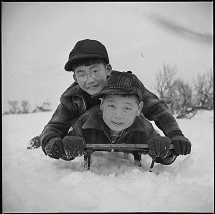 Playing at Minidoka