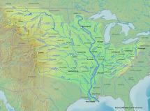 Mississippi River - Map Locator