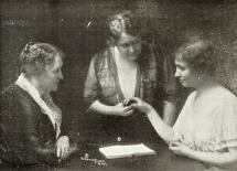 Kate Keller with Helen and Annie Sullivan