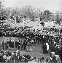 Committal Service at Arlington Cemetery