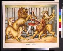 Lion Tamer at the Circus