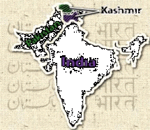 Map Depicting Kashmir