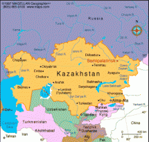 Map of Russia-China Border