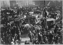 People Leaving San Francisco - 1906 Earthquake