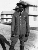 Lt. Jack Robinson at Camp Hood