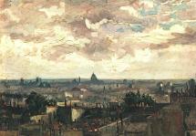 Early Years - View of the Roofs of Paris - 1886