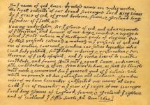 Mayflower Compact - Original Document