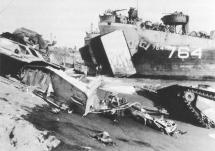 US War Materiel Destroyed by Japanese Defense