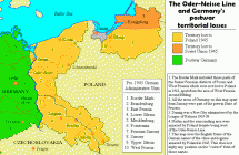 Map Depicting Changes in Germany's Boundaries