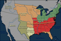 Missouri Compromise Line - 36 Degrees, 30 Minutes