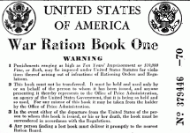 Ration Book Warning