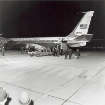 Air Force One Arrives at Andrews Air Force Base