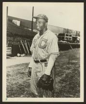 Jackie Robinson as a Kansas City Monarch