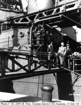 USS Augusta Arrives in Antwerp