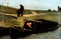 Van Gogh Peat Boat Painting