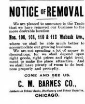 Barnes Sale - 1896