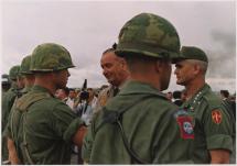 President Johnson and General Westmoreland