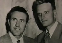 Louis Zamperini with Billy Graham - Los Angeles, 1949