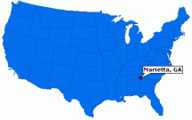 Marietta, Georgia - Map Locator