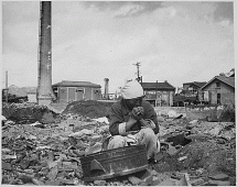 Korean War - Searching the Rubble