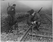 Korean War - Planting Demolition Charges