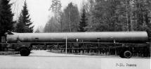 SS-4 Missile on Transport Trailer