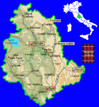 Map of Umbria