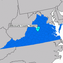 Albemarle County - Map Locator