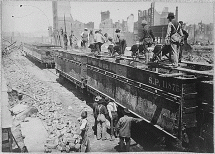 Debris Hauled from the City