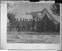 President Lincoln at the Antietam Battlefield