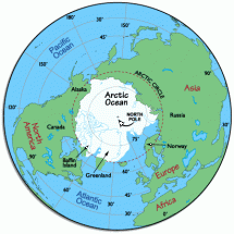 Arctic Region Map