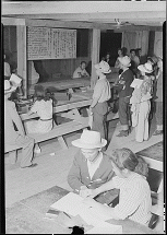 Registration at Poston