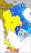 French Indochina - Map Locator