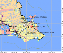 Location of King Family Home - Maunawili