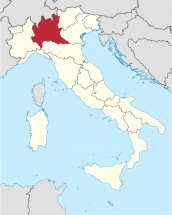 Lombardia Region - Map