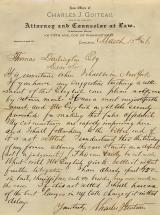 Guiteau's Law Firm Letterhead