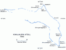 Kwajalein - Location in the Marshall Islands